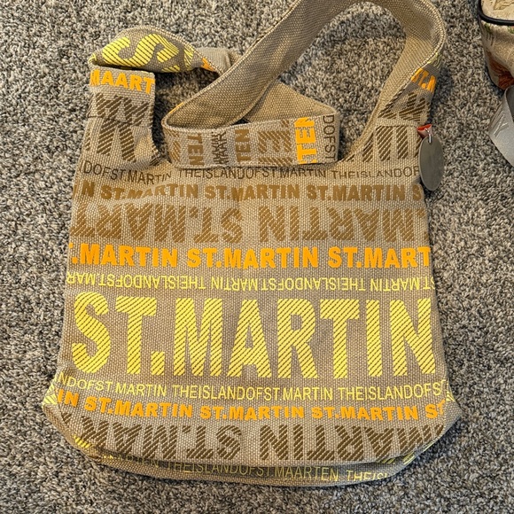 Other - Tan and Yellow Bag